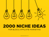2000 Niche Ideas for Blog & Affiliate Marketing